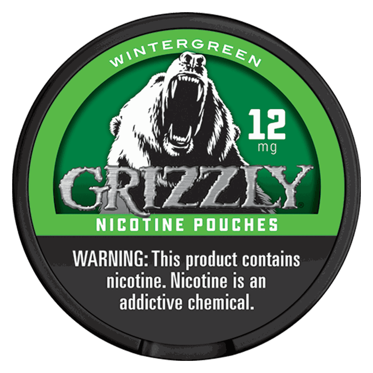 Grizzly Wintergreen 12mg