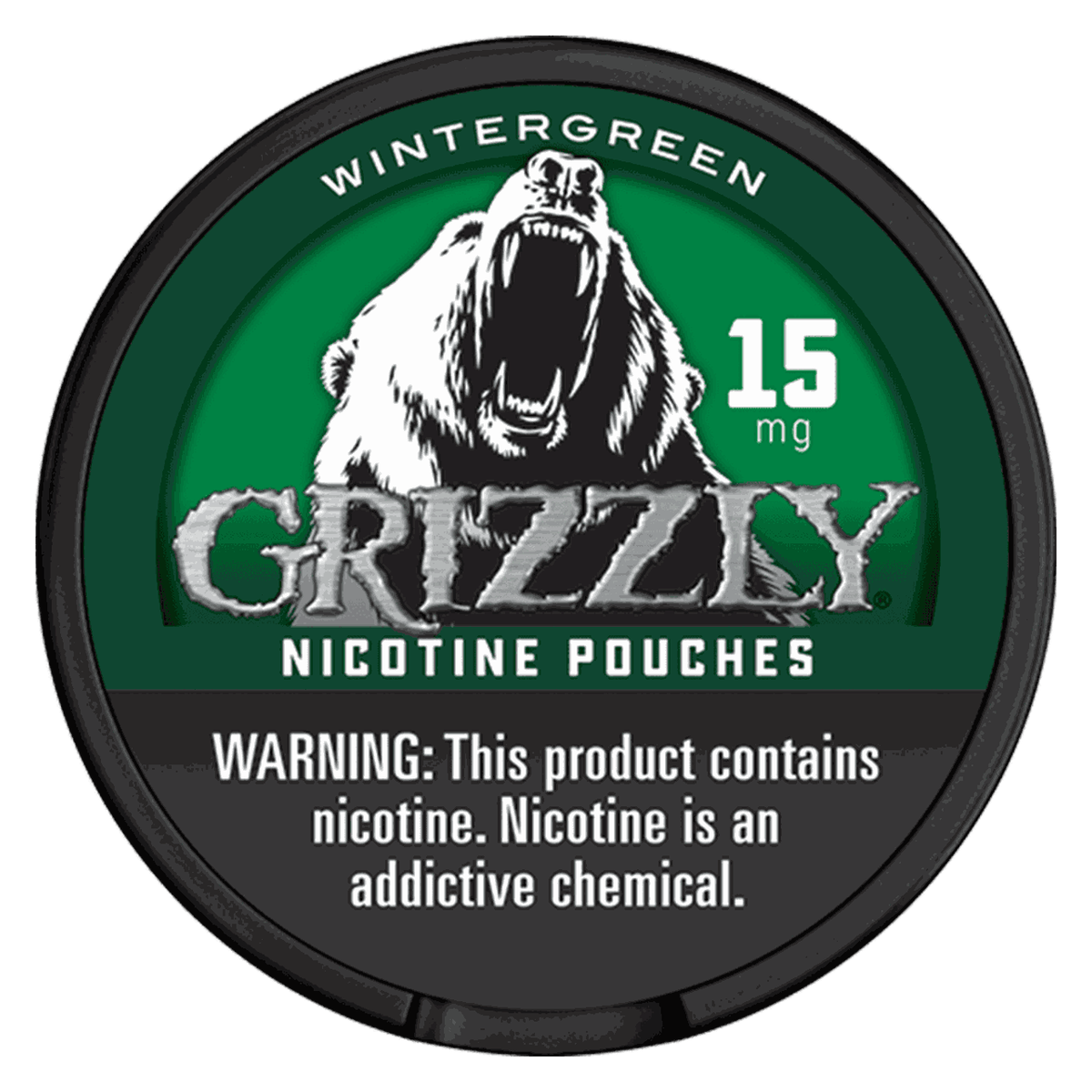 Grizzly Wintergreen 15mg