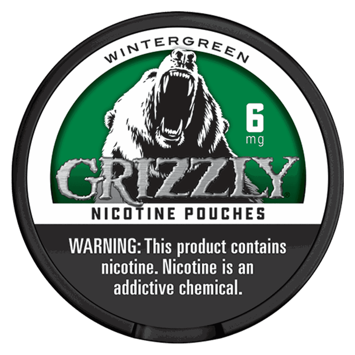 Grizzly Wintergreen 6mg