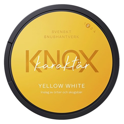 Knox Karaktär Yellow White