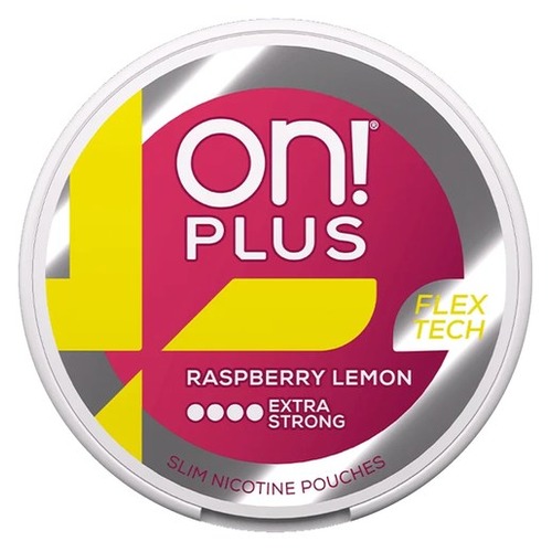 On! Plus Raspberry Lemon Extra Strong