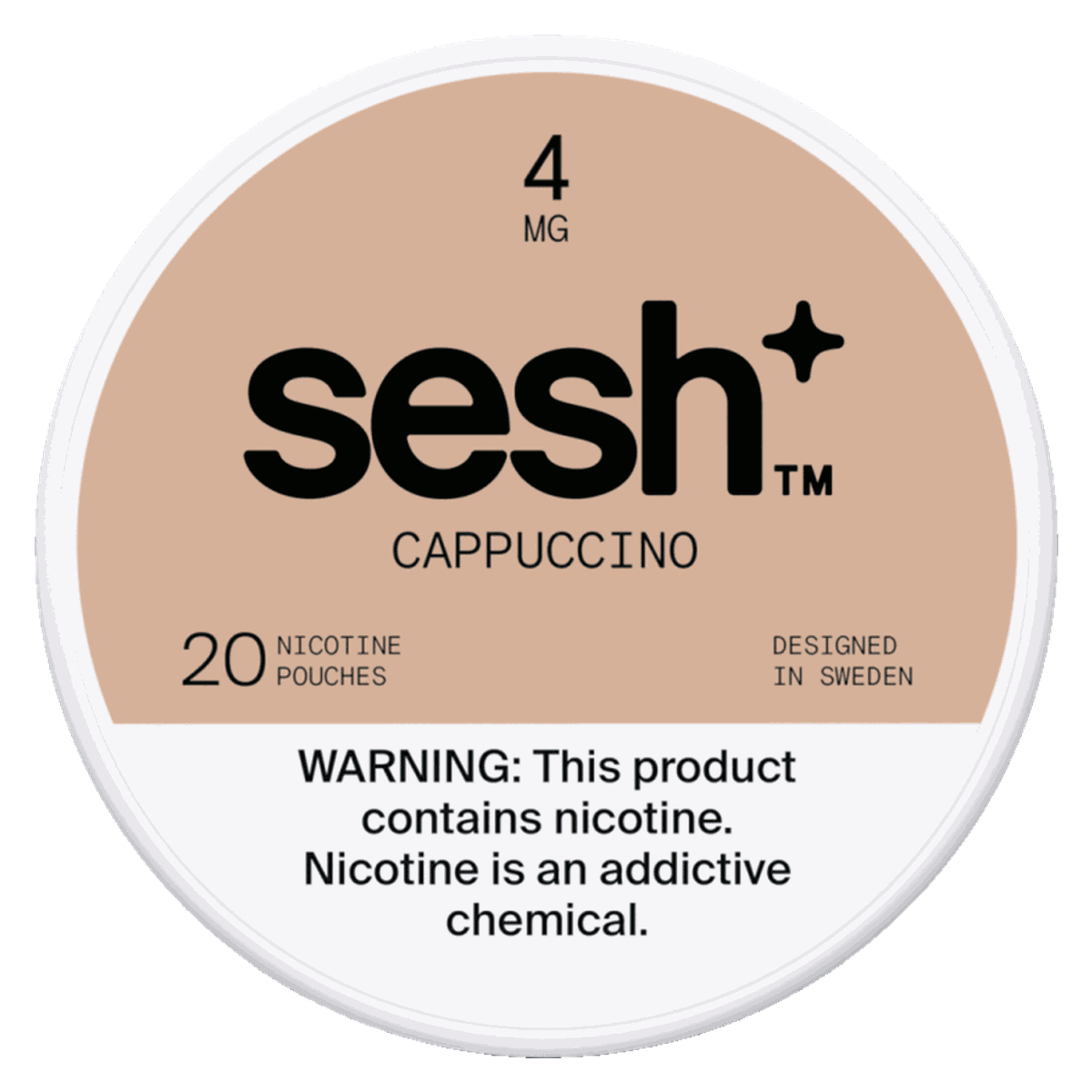 Sesh+ Cappuccino 4mg