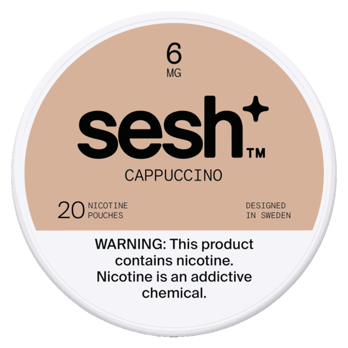 Sesh+ Cappuccino 6mg