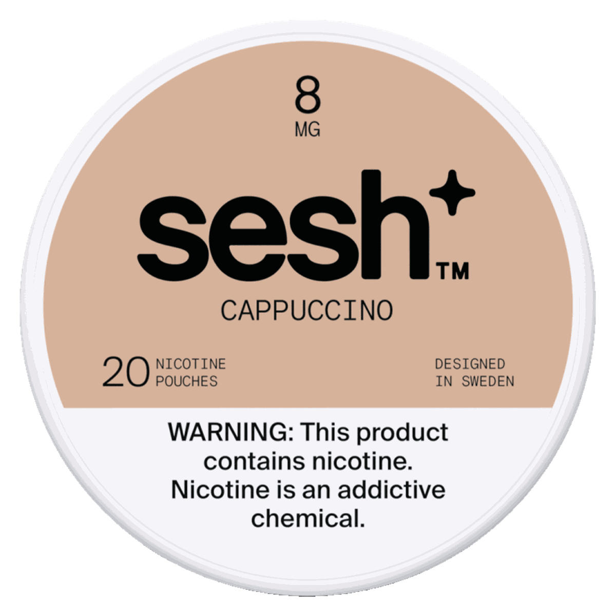 Sesh+ Cappuccino 8mg