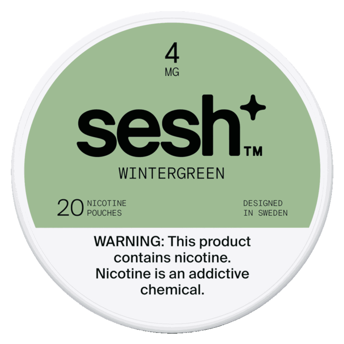 Sesh+ Wintergreen 4mg