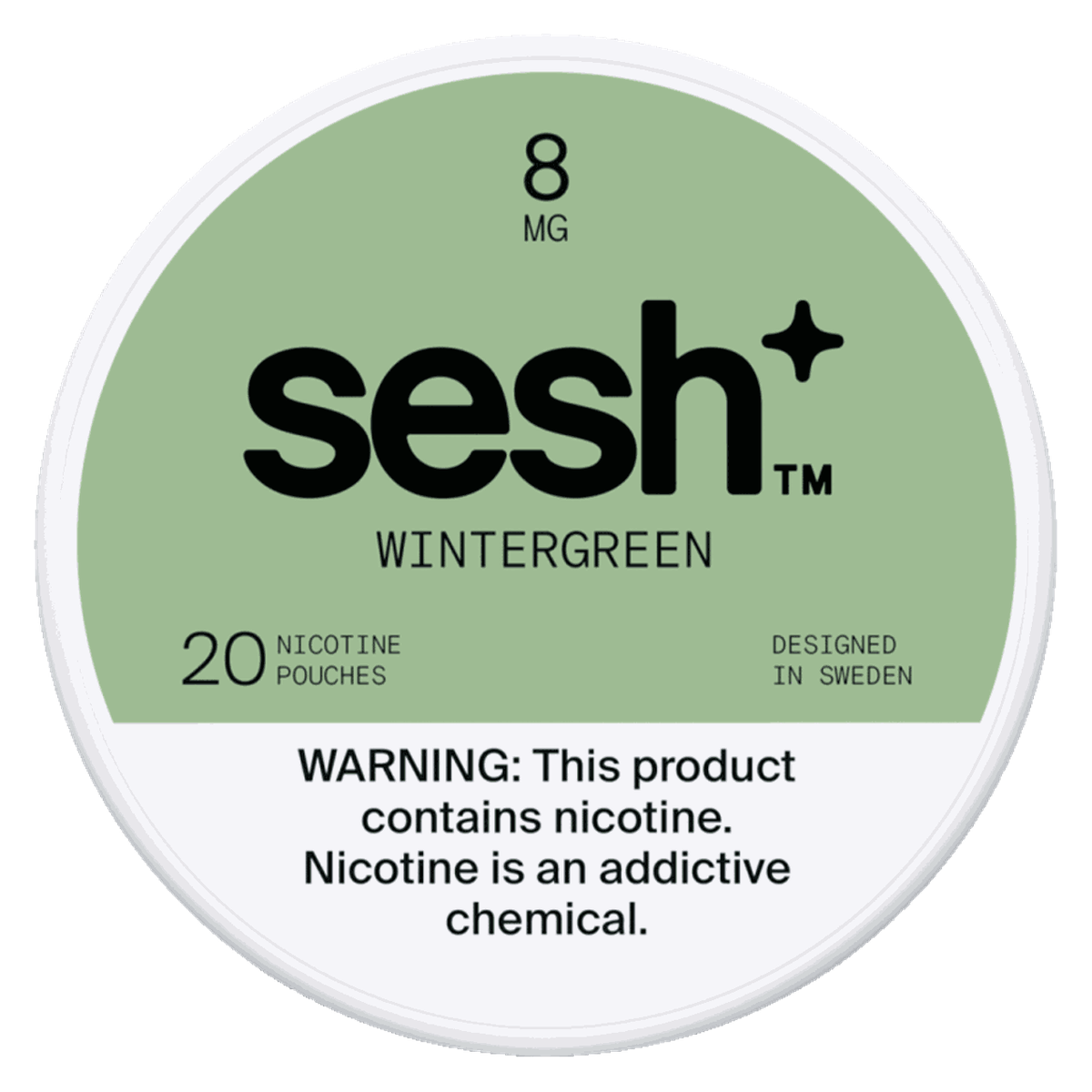 Sesh+ Wintergreen 8mg